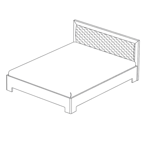 Односпальная кровать -1 с основанием 90х200 коричневая Парма Кураж