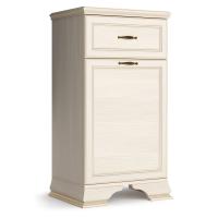 Комод в прихожую узкий 49,4х38,3х90,9 бежевый Сиена Кураж