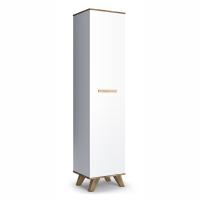 Шкаф пенал 40х52.4х194 белый Вега Скандинавия Кураж