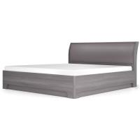 Двуспальная кровать-3 с подъемным механизмом 160х200 серая Парма Нео Кураж