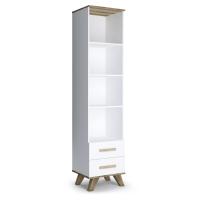 Шкаф-стеллаж 45х40,4х194 белый Вега Скандинавия Кураж