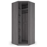Шкаф распашной угловой (корпус) 90,9х90,9х57,9х221,7 серый Парма Нео Кураж
