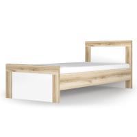 Односпальная кровать 90х200 белая Вега Скандинавия Кураж