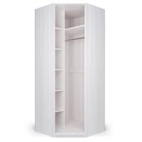 Шкаф распашной угловой (корпус) 90,9х90,9х57,9х221,7 белый Парма Нео Кураж