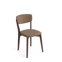 Стул для гостиной и кухни мягкий ткань коричневый «Лори» Стулбери