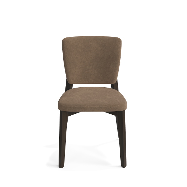 Стул для гостиной и кухни мягкий ткань коричневый «Аннабель» Стулбери