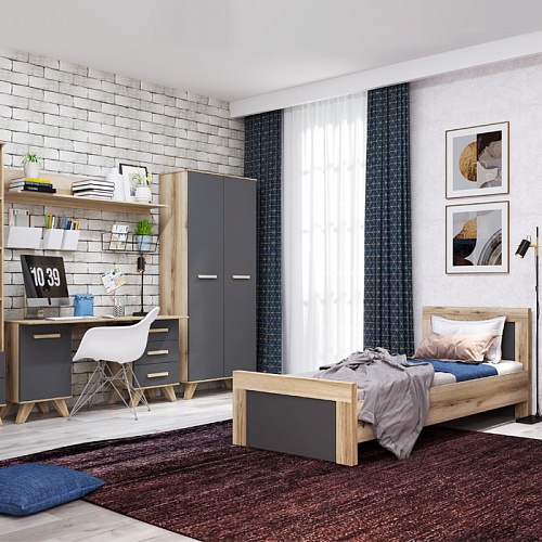 Детская комната в природных оттенках скандинавского стиля