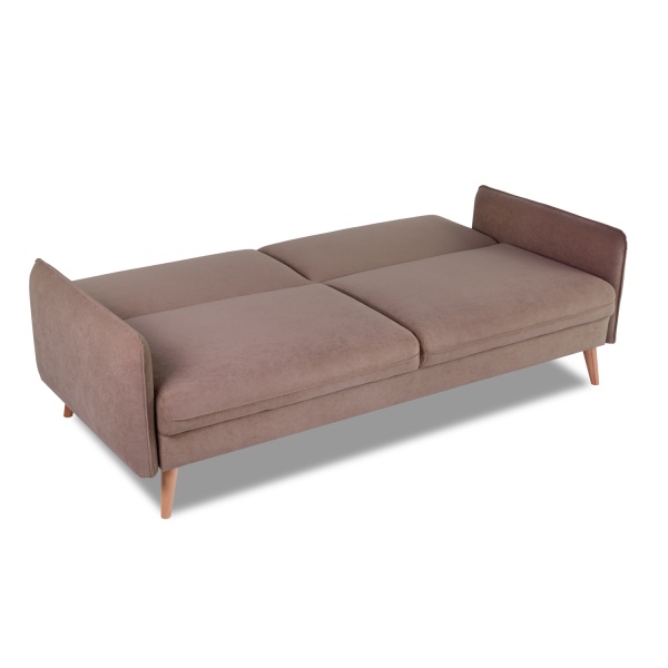 Диван трехместный с подушками 206х90х86 см коричневый  ВЕЛЮР FORMULA 225  ANN FINSOFFA