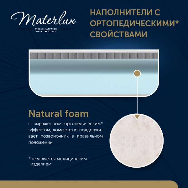 Матрас Materlux Dolcezza Comfort, Беспружинный,  80х200 см
