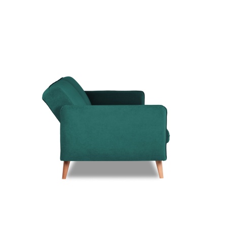 Диван трехместный с подушками 206х90х86 см зеленый  ВЕЛЮР FORMULA 668  ANN FINSOFFA