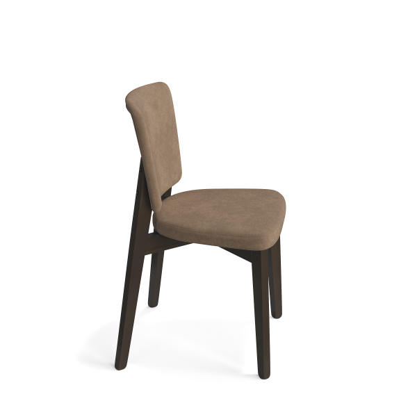 Стул для гостиной и кухни мягкий ткань коричневый «Аннабель» Стулбери