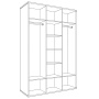 Шкаф распашной трехдверный (корпус)145х57,9х221,7 белый Парма Нео Кураж
