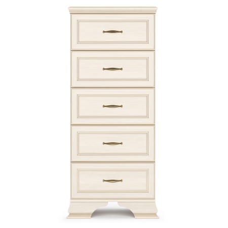 Комод с ящиками высокий 54,4х38,3х121,1  бежевый Сиена Кураж