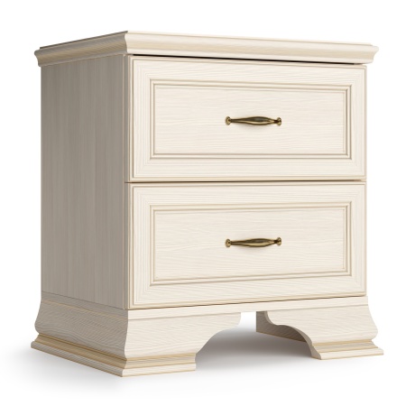 Тумба прикроватная с ящиками 49,4х38,3х53,6 бежевая Сиена Кураж