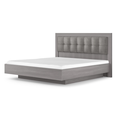 Двуспальная кровать - 5 с подъемным механизмом 140х200 серая Парма Нео Кураж