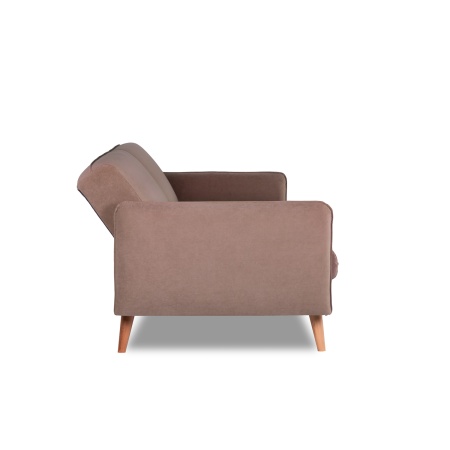 Диван трехместный с подушками 206х90х86 см коричневый  ВЕЛЮР FORMULA 225  ANN FINSOFFA