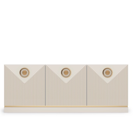 Тумба под телевизор 135х42х52,6 бежевая Капри Кураж