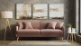 Диван трехместный с подушками 206х90х86 см коричневый  ВЕЛЮР FORMULA 225  ANN FINSOFFA