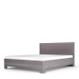 Двуспальная кровать - 1 с основанием 160х200 серая Парма Нео Кураж