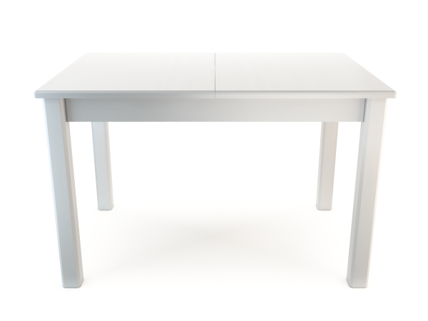 Стол обеденный 120х80х75 «Милан 2» массив бука белый Стулбери