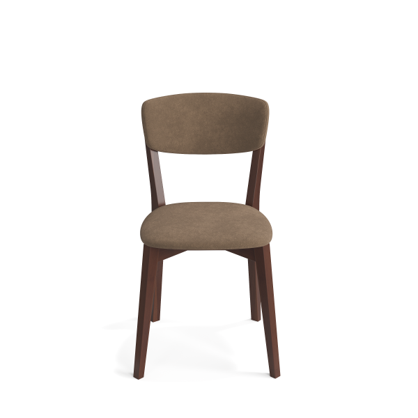 Стул для гостиной и кухни мягкий ткань коричневый «Лори» Стулбери