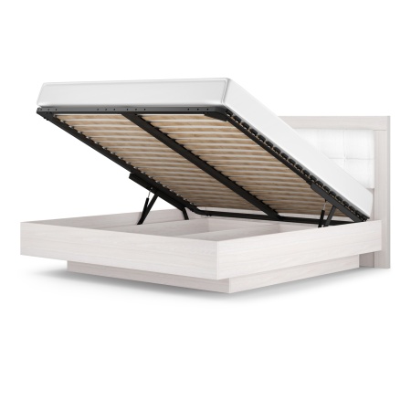 Двуспальная кровать - 5 с подъемным механизмом 180х200 белый  Парма Нео Кураж