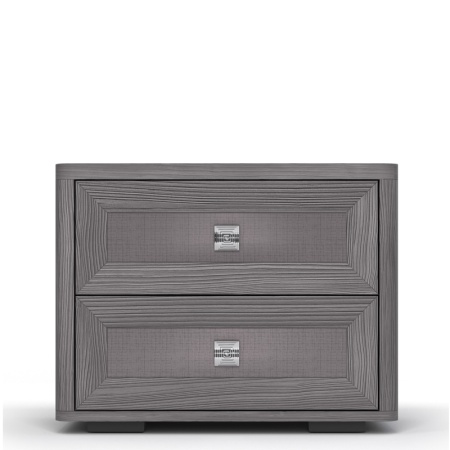 Тумба прикроватная с ящиком 55х38,9х43,1 серая Парма Нео Кураж