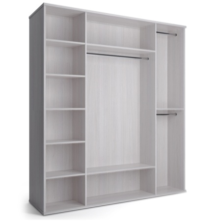 Шкаф распашной четырехдверный дверный (корпус) 193,3х57,9х221,7 Парма Нео Кураж