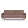 Диван трехместный с подушками 206х90х86 см коричневый  ВЕЛЮР FORMULA 225  ANN FINSOFFA