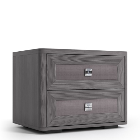 Тумба прикроватная с ящиком 55х38,9х43,1 серая Парма Нео Кураж
