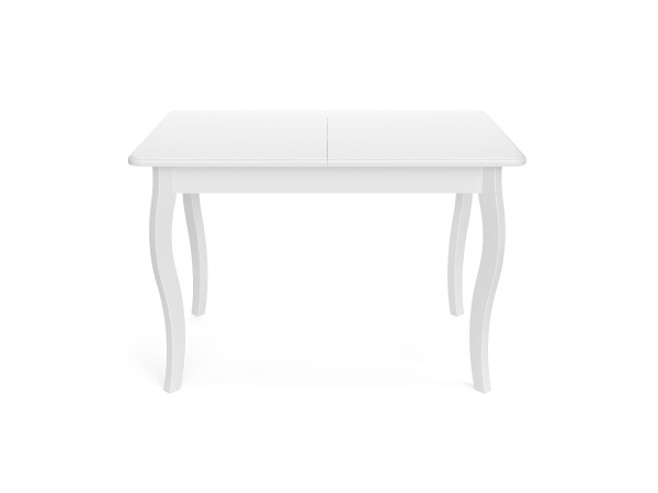 Стол обеденный 120х80х75 «Грация» массив бука белый Стулбери