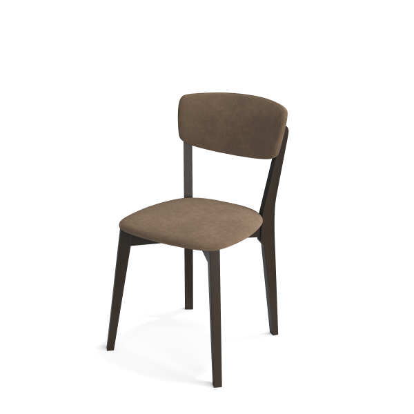 Стул для гостиной и кухни мягкий ткань коричневый «Лори» Стулбери