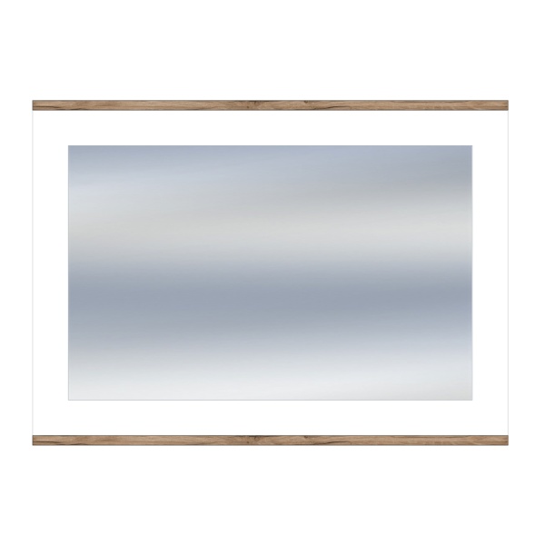 Зеркало навесное 67х86,6х10 белое Вега Скандинавия Кураж