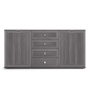 Комод с ящиками большой 180х40х88 серый Парма Нео Кураж
