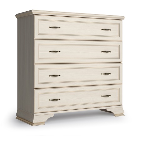 Комод с ящиками 94,4х38,3х92,6 бежевый Сиена Кураж