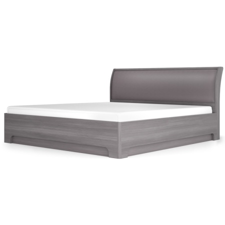 Двуспальная кровать-3 с подъемным механизмом 160х200 серая Парма Нео Кураж