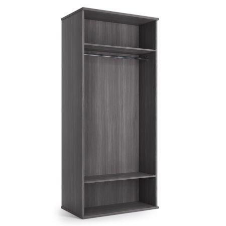 Шкаф распашной (корпус) 96,8х57,9х221,7 серый Парма Нео Кураж