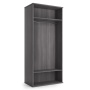Шкаф распашной (корпус) 96,8х57,9х221,7 серый Парма Нео Кураж
